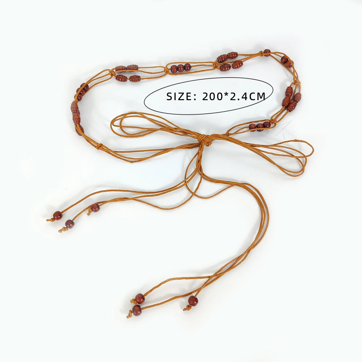 The Boho Shell Bead Belt