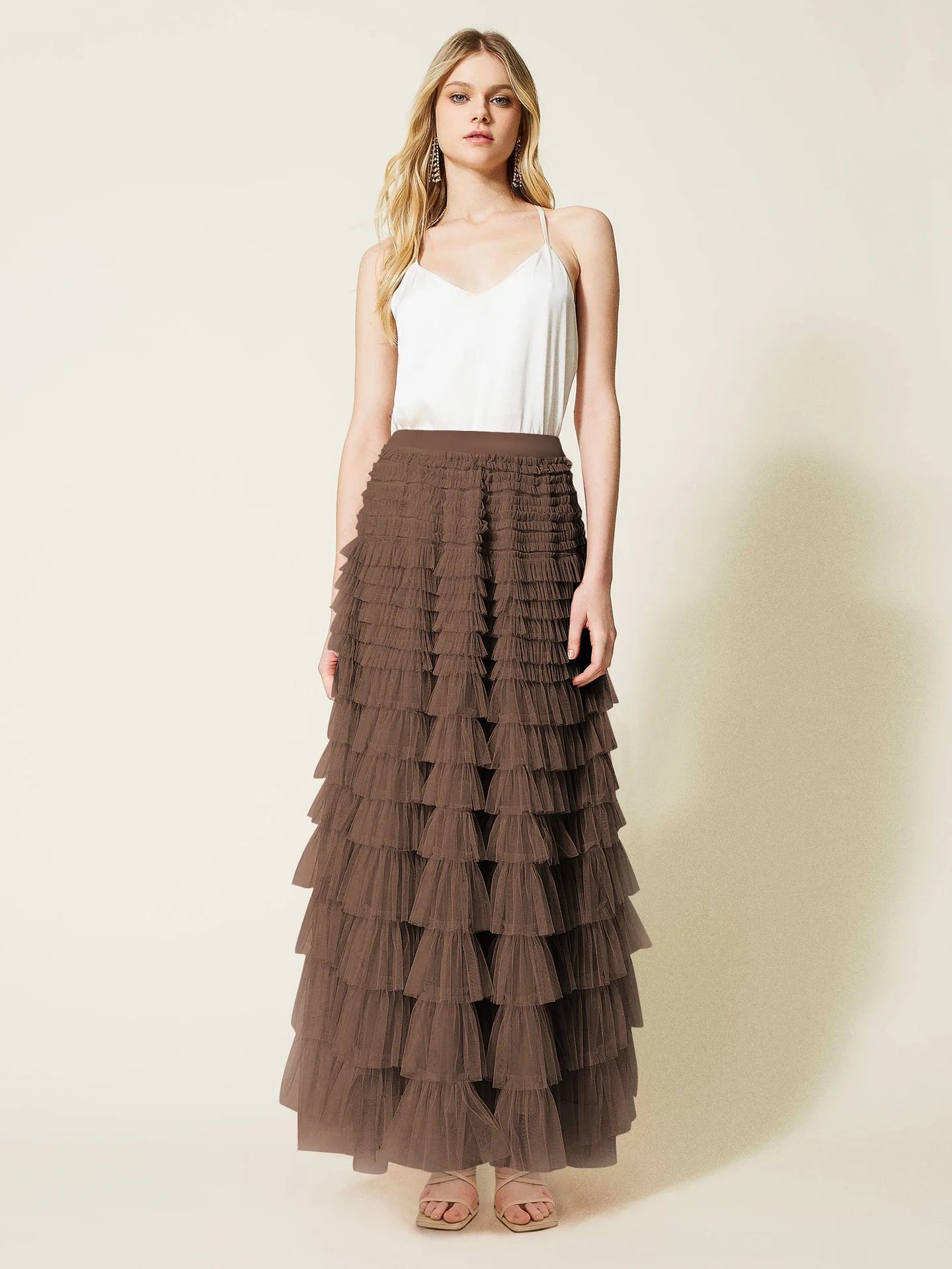 The Boho Multilayer Tulle Maxi