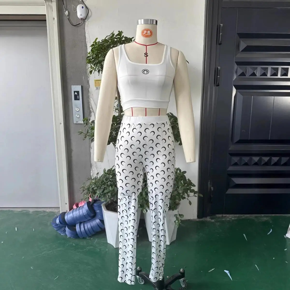 The Y2K Crescent Vest Set