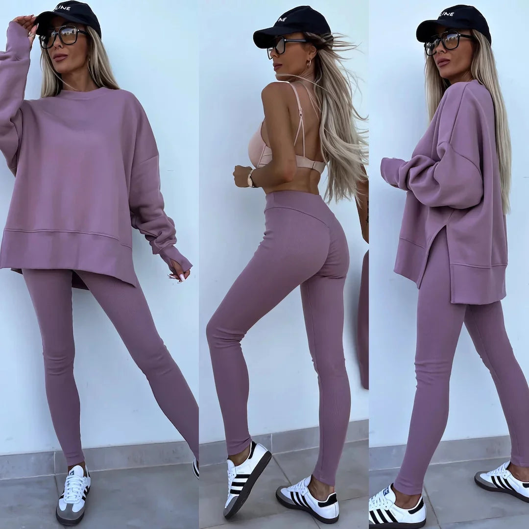 The Oversized Knit Trouser Set