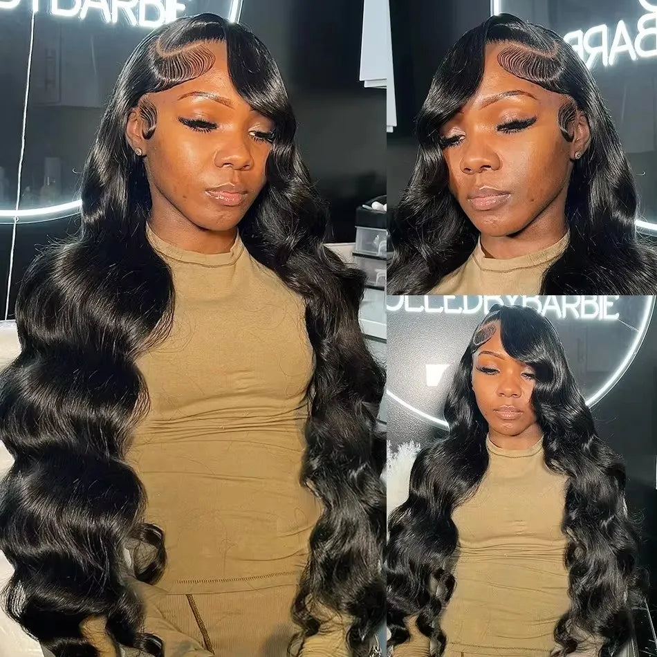 The Body Wave Transparent Lace Front Wig