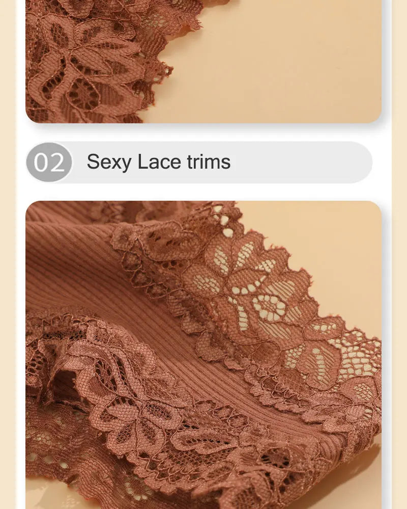 The 3-Pack Brazilian Lace G-String Set