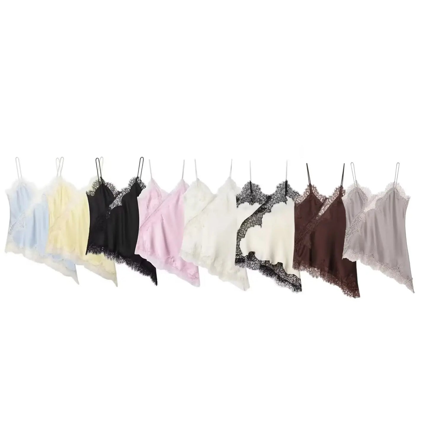 The Asymmetric Lace Camisole