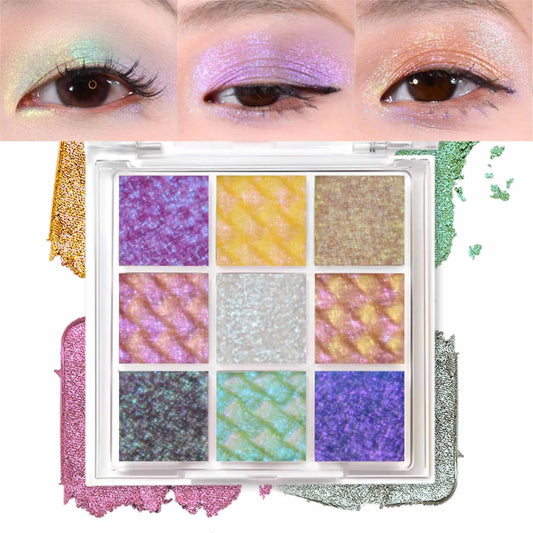 The 9-Color Multichrome Eyeshadow Palette