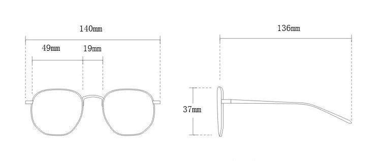 The Big Square Clear Computer Glasses