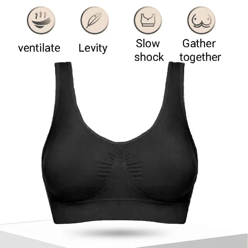 The Striped Seamless Sports Crop Bra