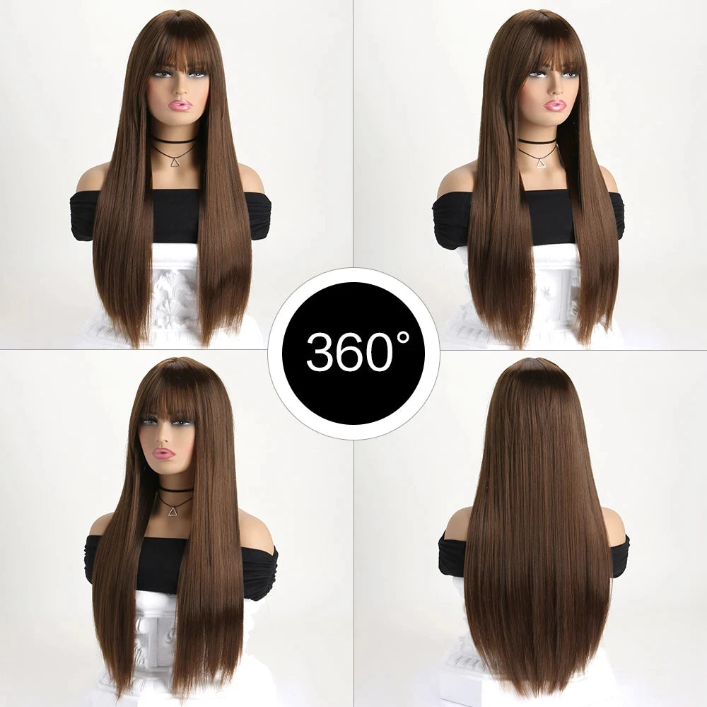 The 26-Inch Long Straight Synthetic Wig