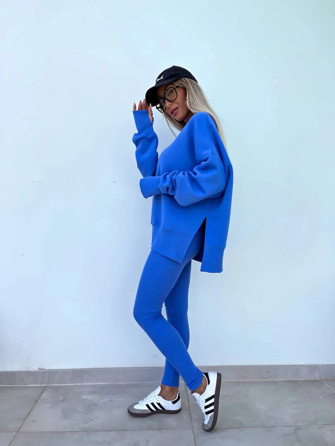 The Oversized Knit Trouser Set
