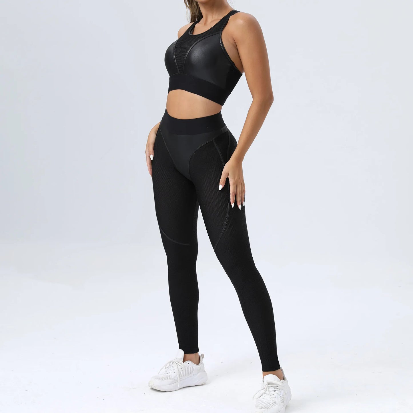 Leggins Woman Gym Push Up Sexy Woman Clothing Mesh Transparent Thong Female Legging Yoga Workout Women Pants High Waist Tights