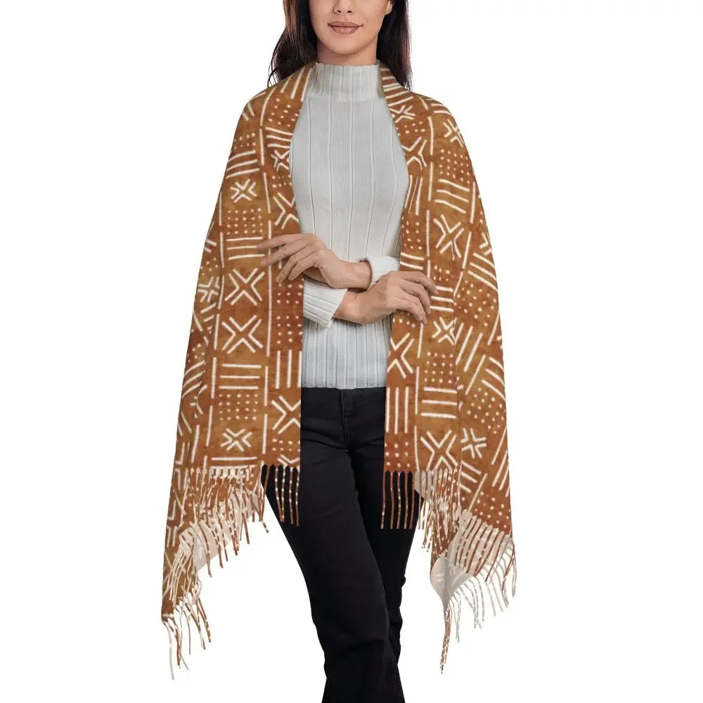 The Tribal Print Wrap Scarf