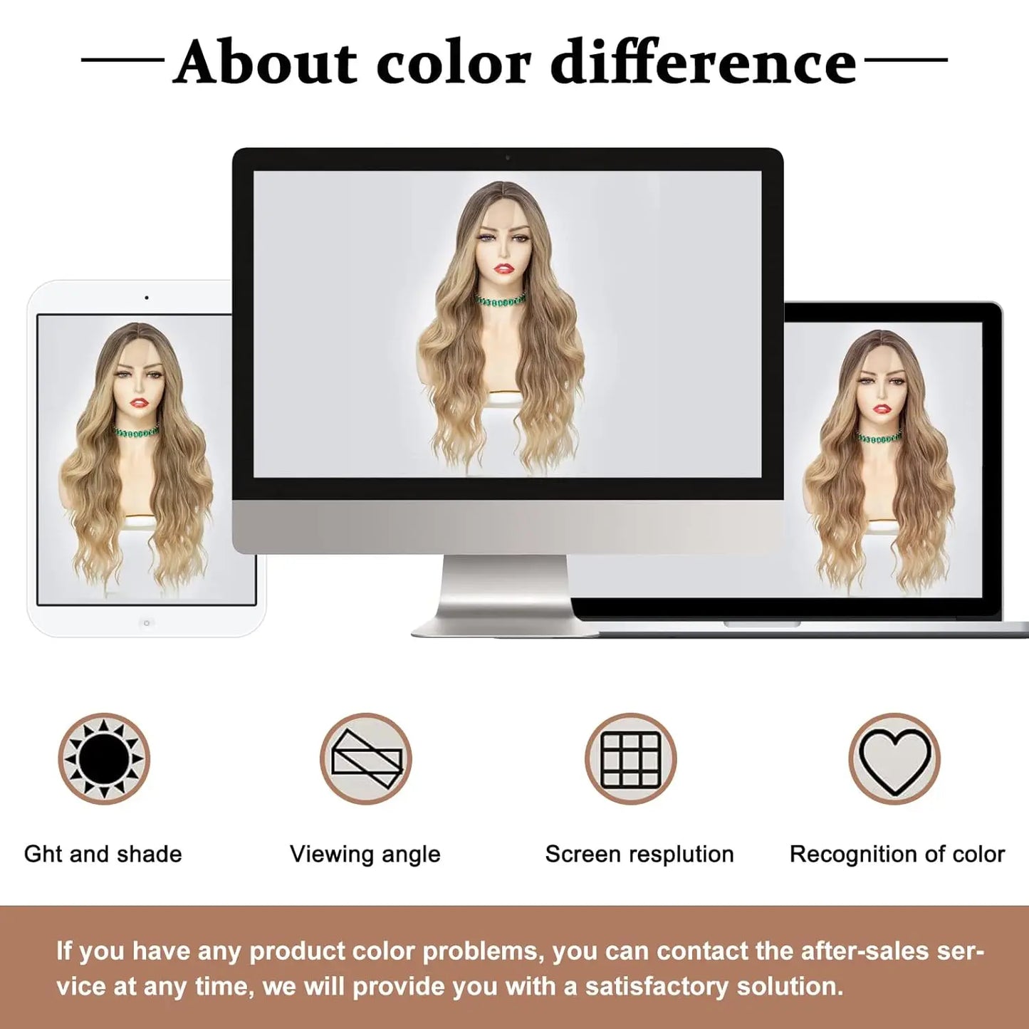 The 26-Inch Middle Part Lace Wavy Wig