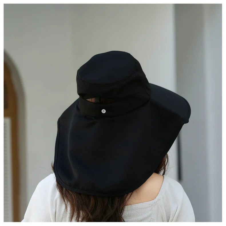 The Wide Brim Neck Cover Safari Cap