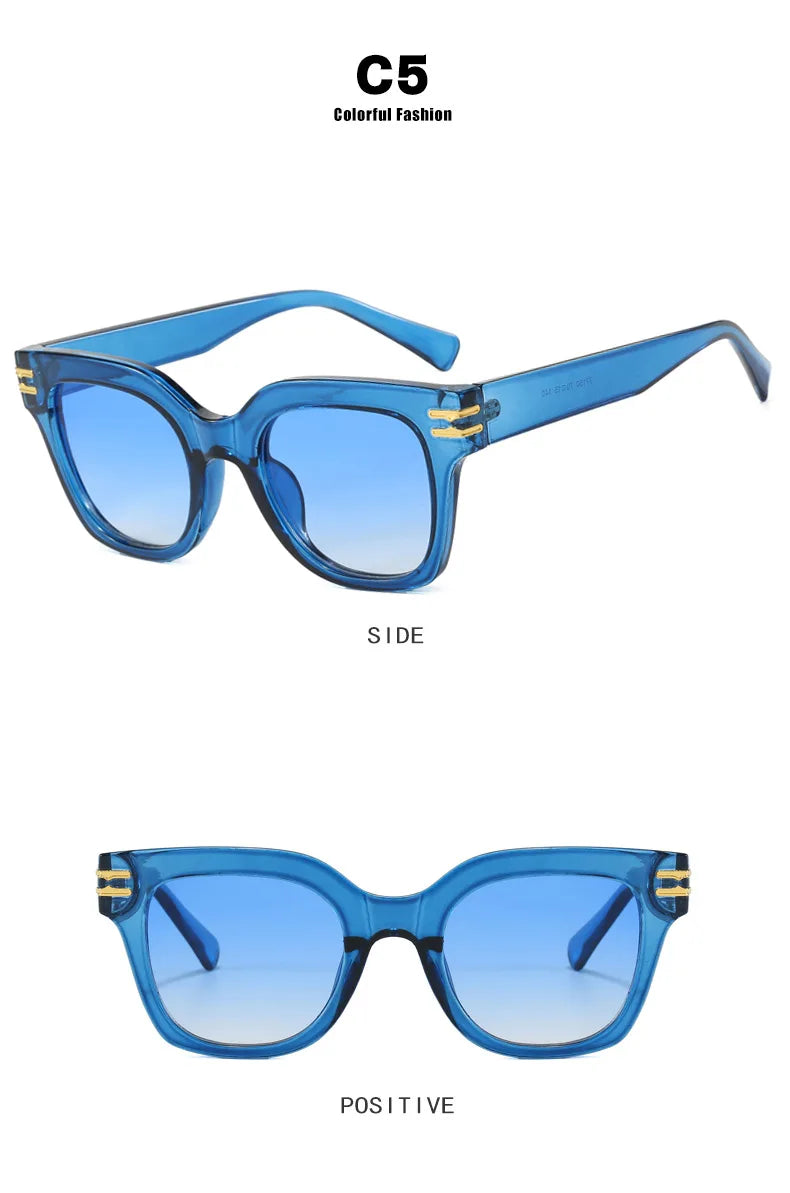 The Oversized UV Blocking Square Sunglasses