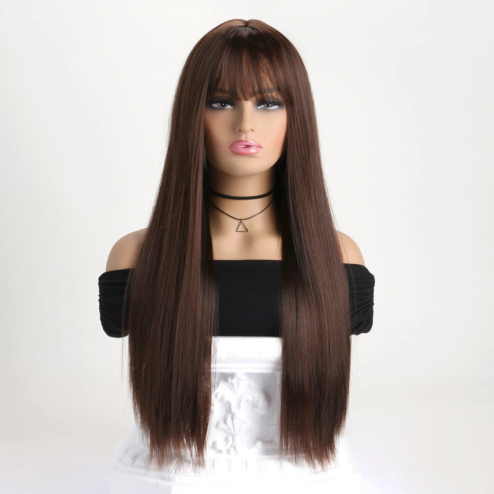 The 26-Inch Long Straight Synthetic Wig
