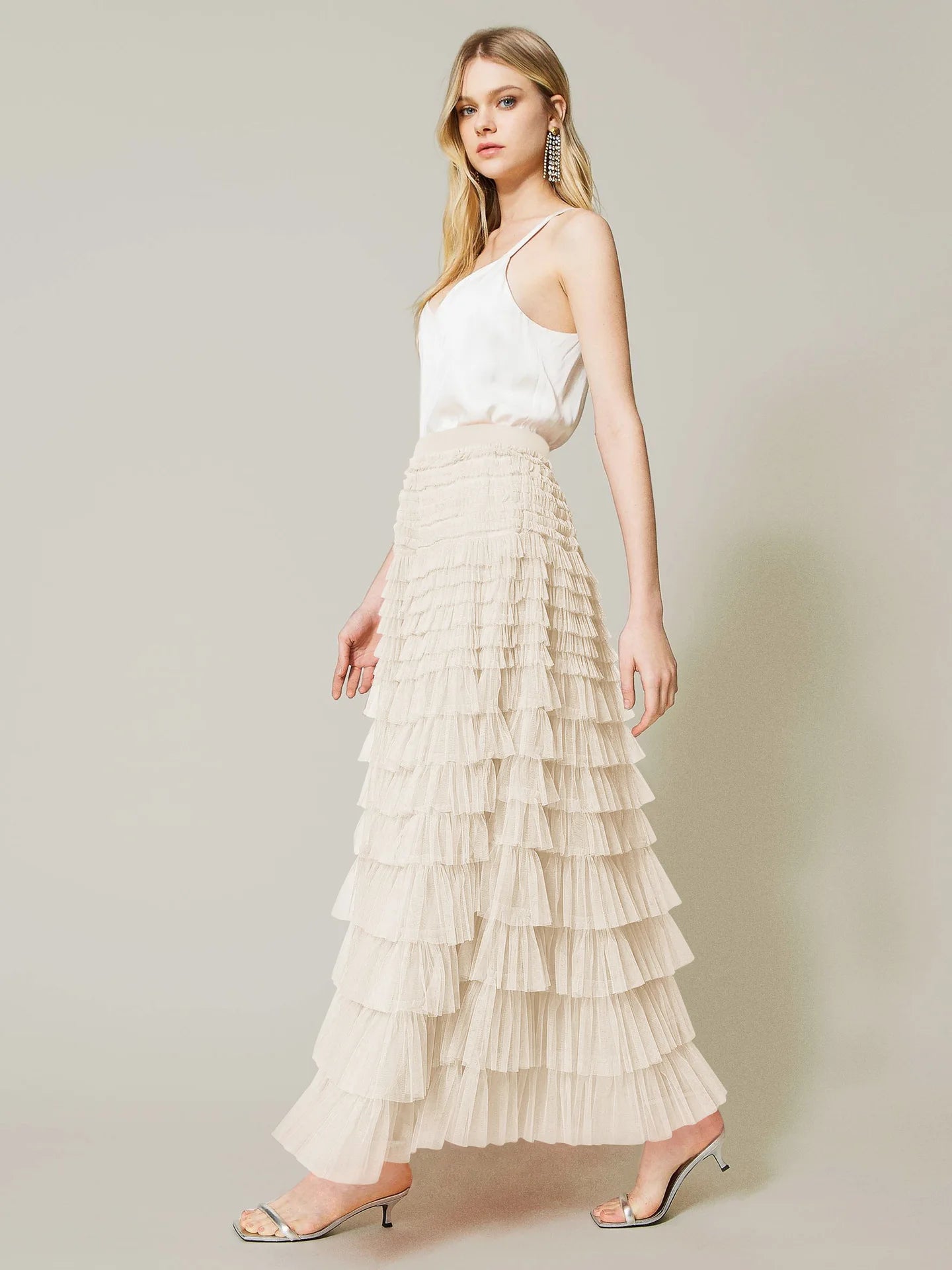 The Boho Multilayer Tulle Maxi