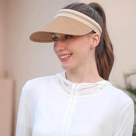 The Straw Ponytail Sun Hat