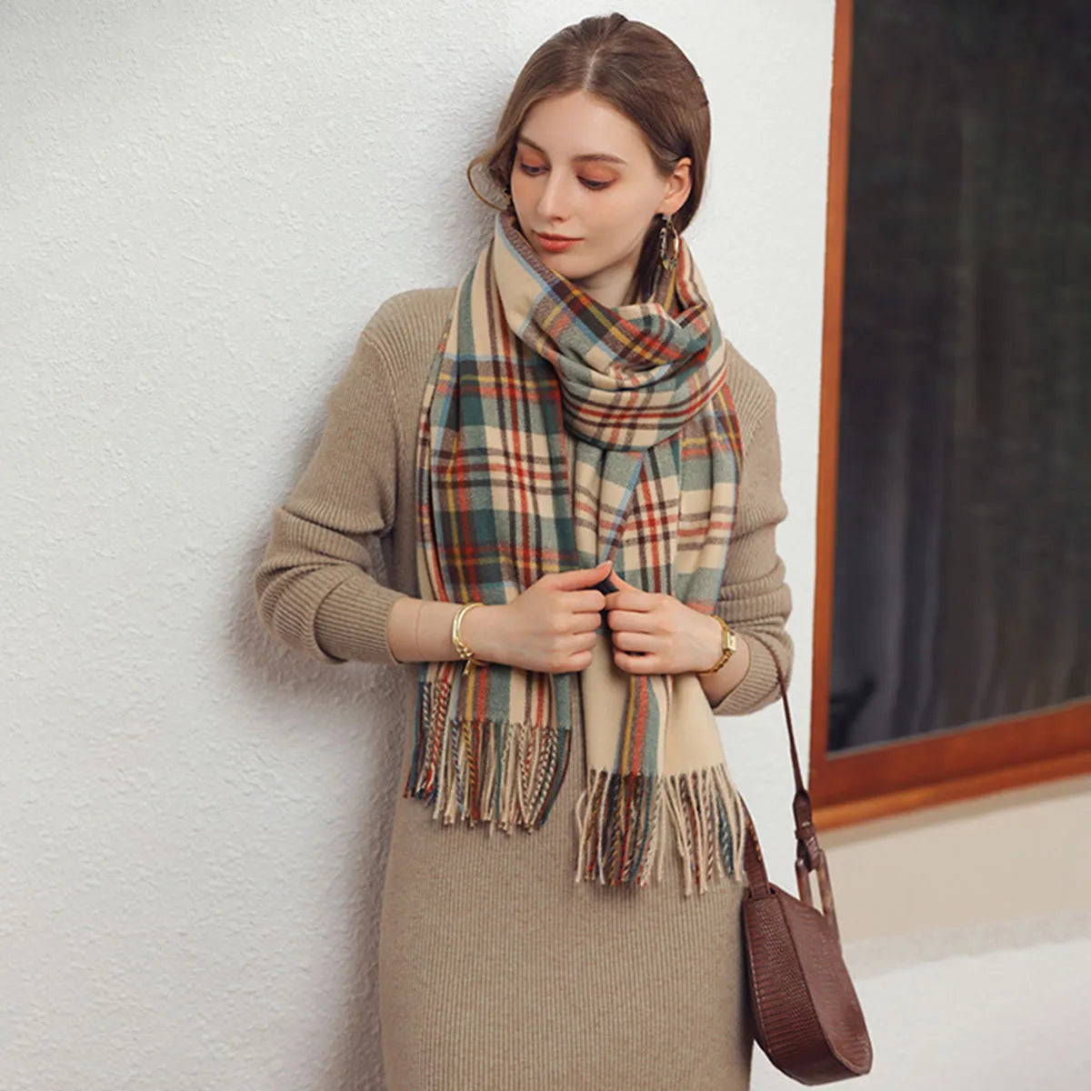The Tartan Plaid Wrap Scarf