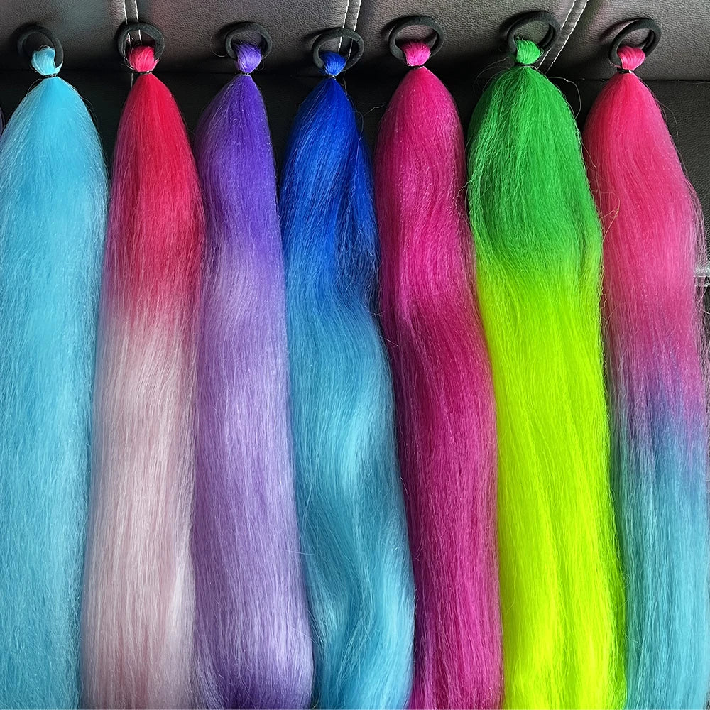 The 2-Pack Colorful Braiding Ponytail Set