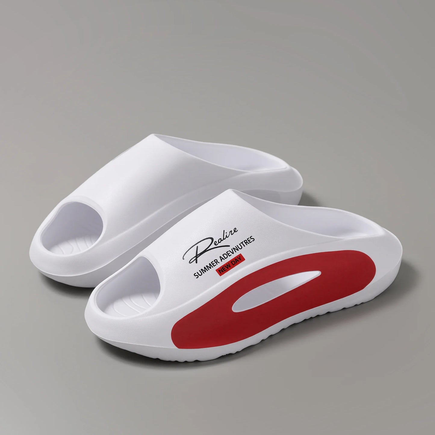 Men's EVA Summer Thong Slippers with Thick Anti-Slip Sole Comfortable Lightweight Sandals for Casual Wear