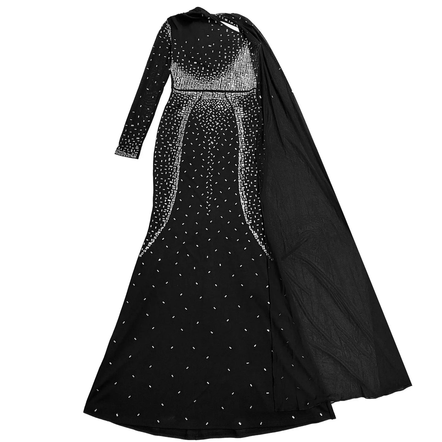 The African Rhinestone Party Gown