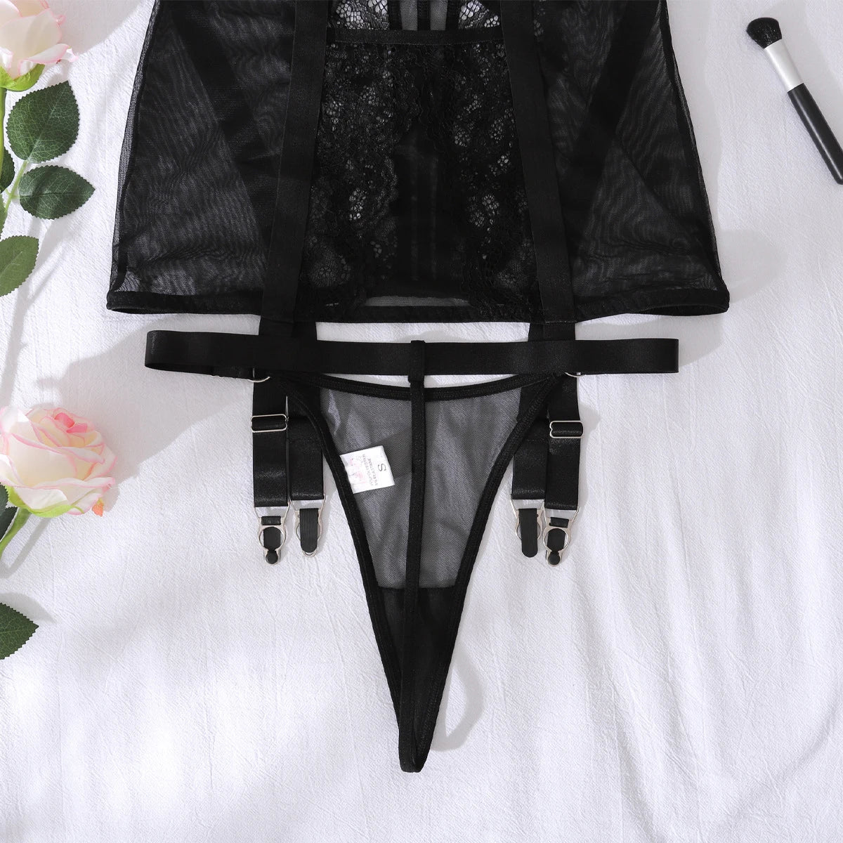 The Willowy Corset Lace Mini Dress Set