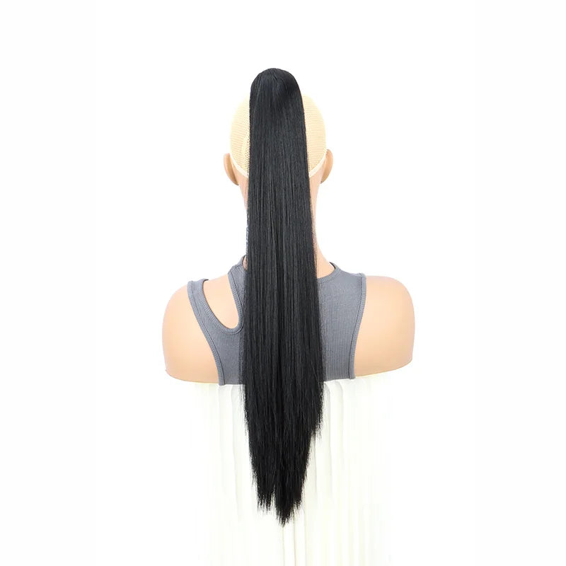 The 24-Inch Claw Clip Straight Ponytail Extension