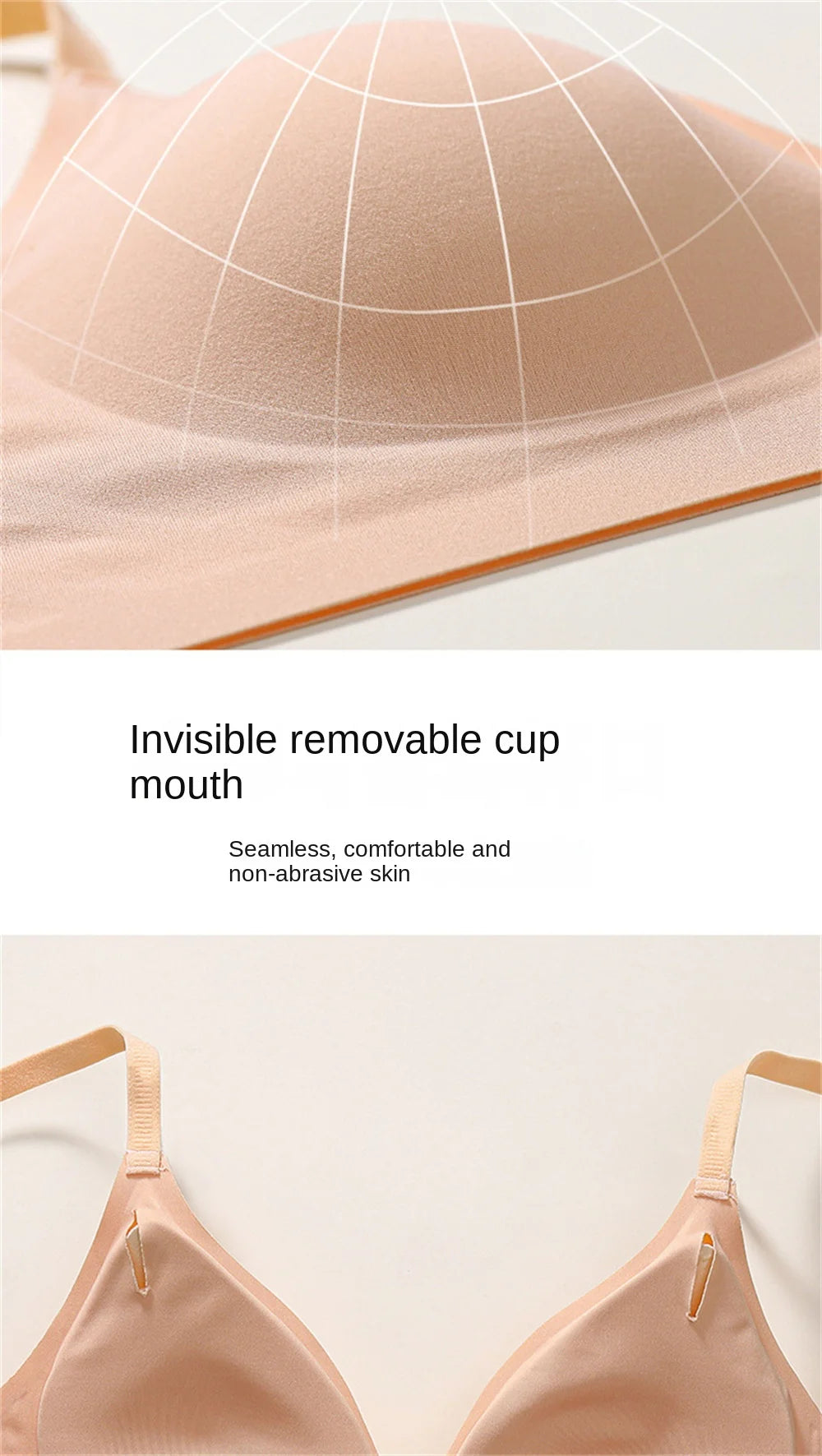 Externally Supported Bra For Woman Breathable Without Steel Ring Gathered Thickened Bra Enhancer Bra Push Up Bra Sexy Lingerie