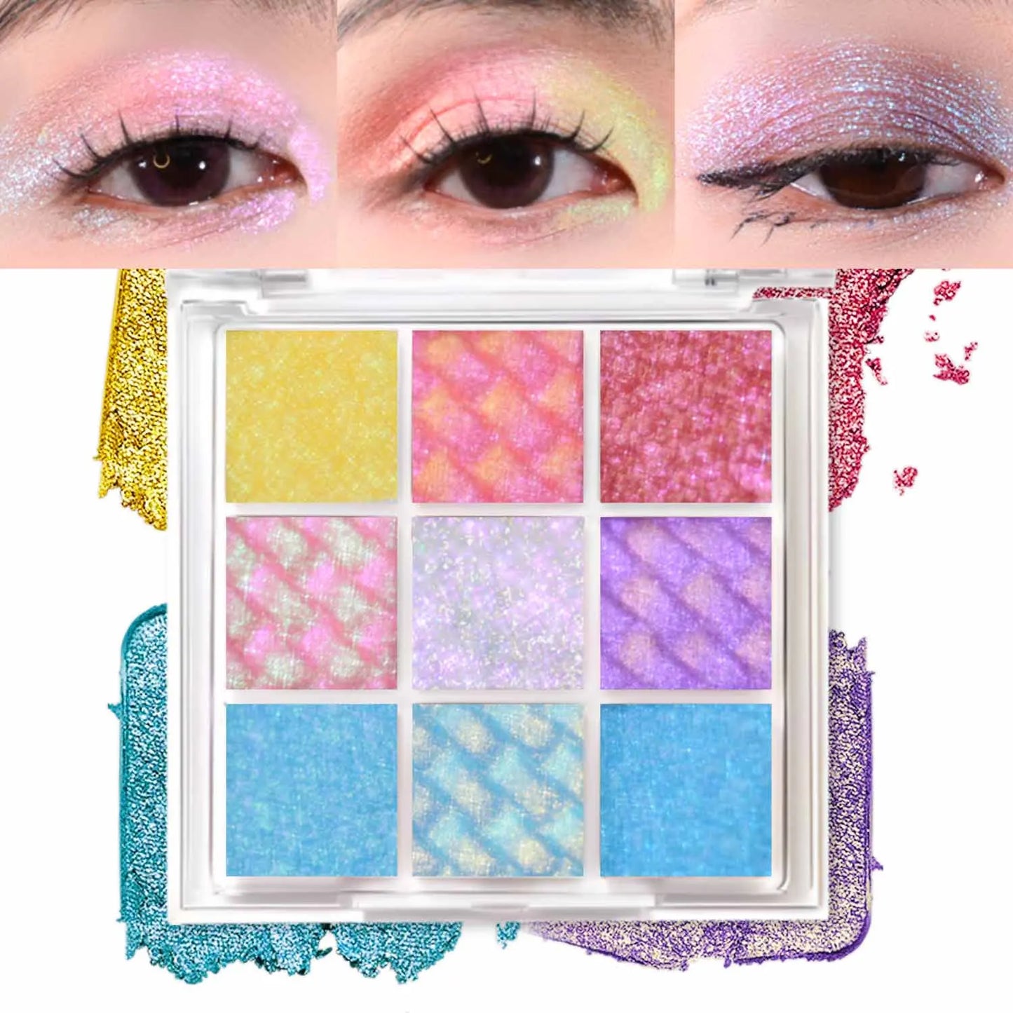 The 9-Color Multichrome Eyeshadow Palette