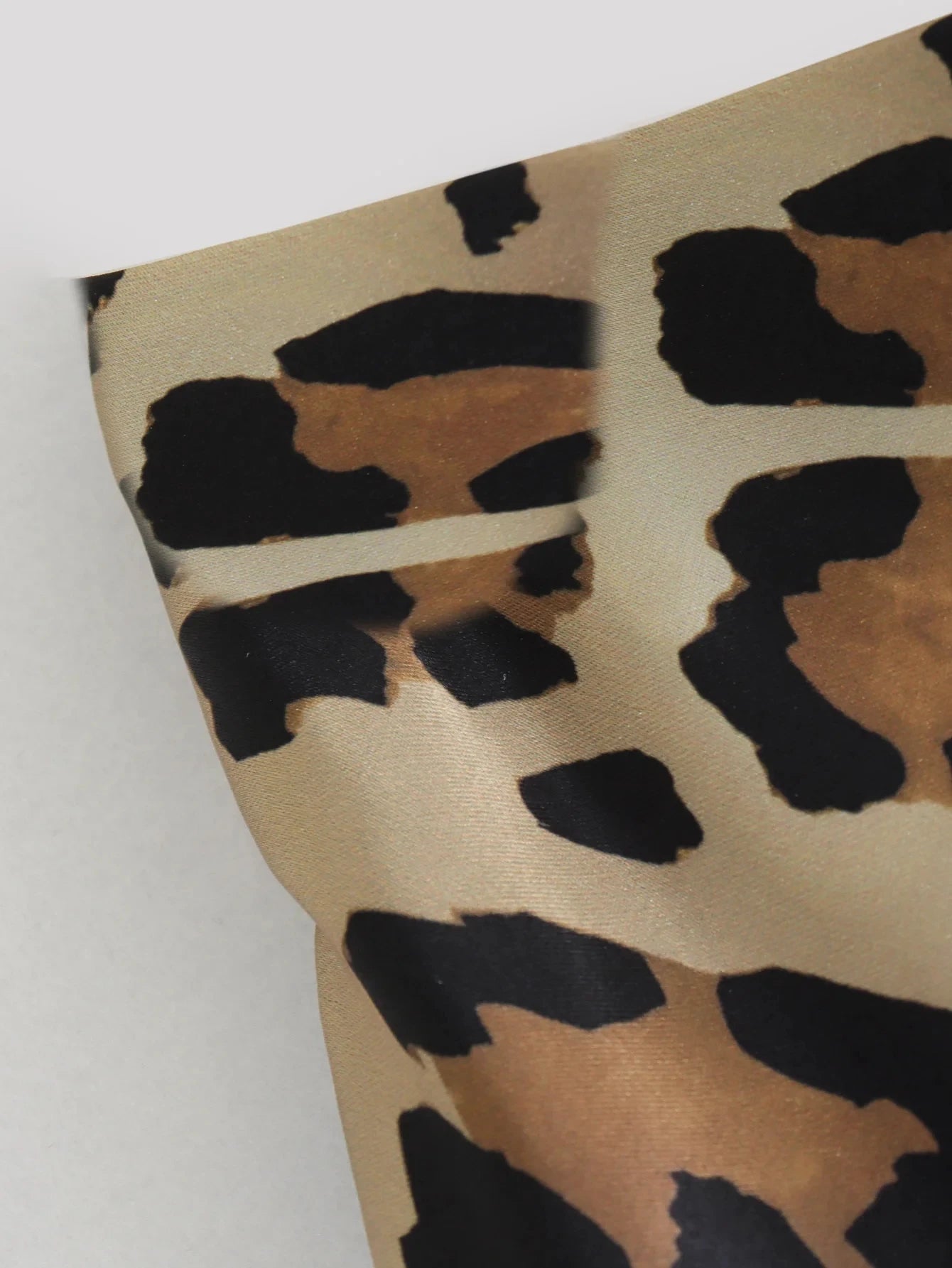 HH Women Fashion Leopard Print Skirt Vintage High Waist Midi Skirts Elegant Women Summer Casual Streetwear Skirt