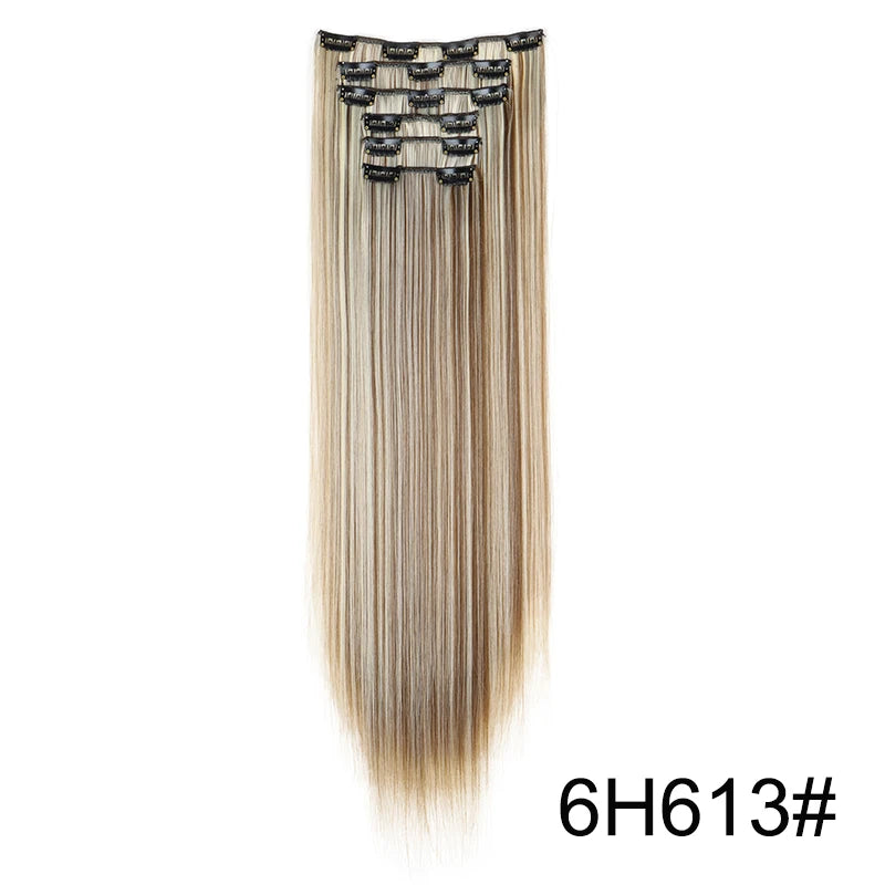 The 24-Inch 16-Clip Straight Hair Extensions