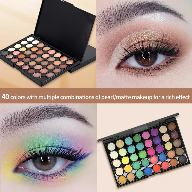 The 40-Color Glitter Eyeshadow Palette