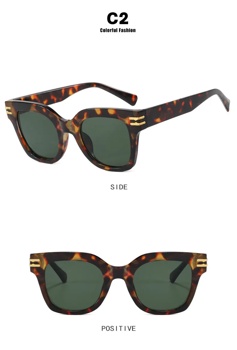 The Oversized UV Blocking Square Sunglasses