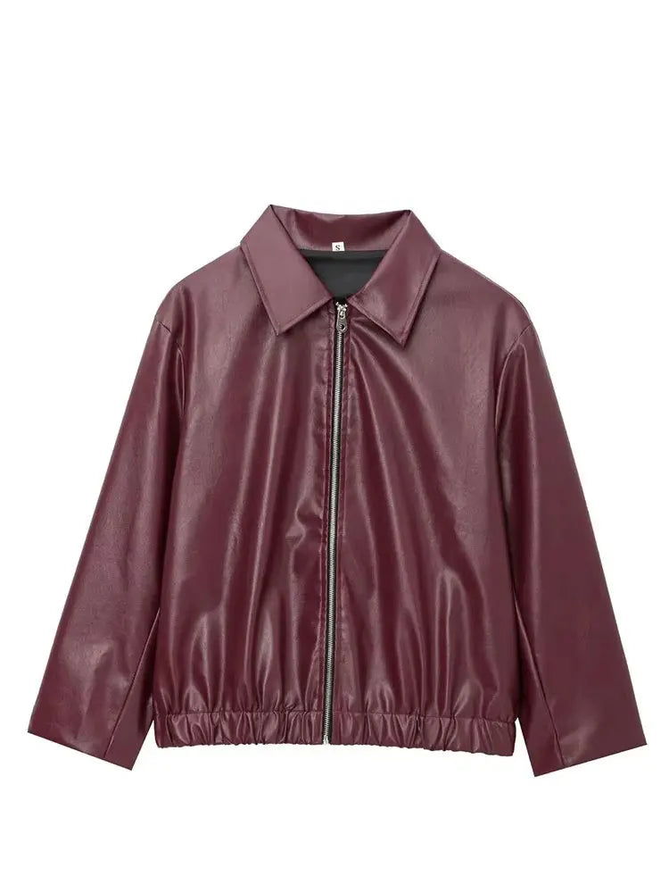 The Bordeaux Moto Jacket