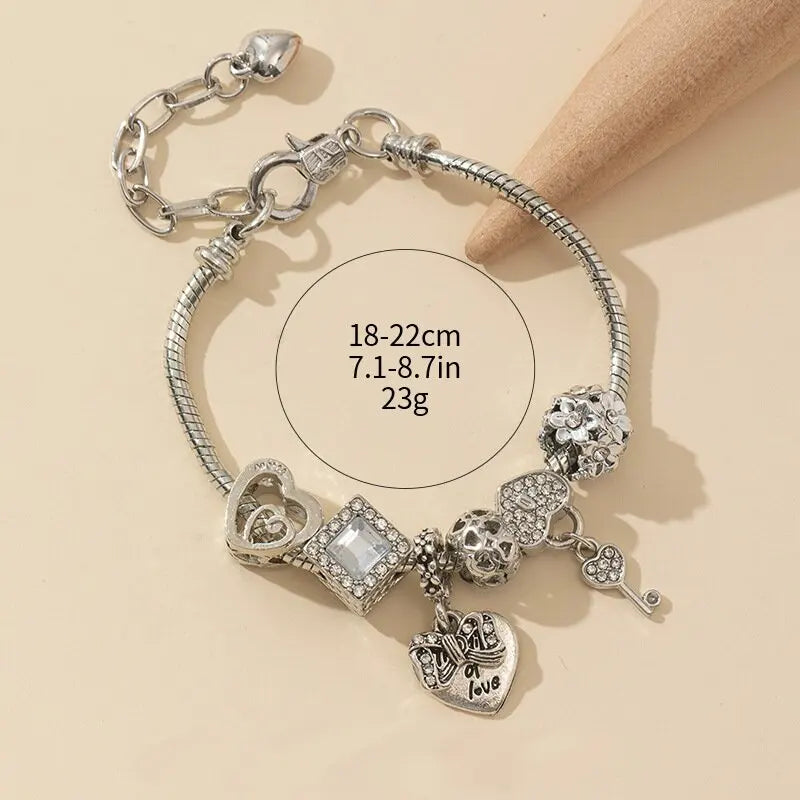 The Beaded Charm Bracelet