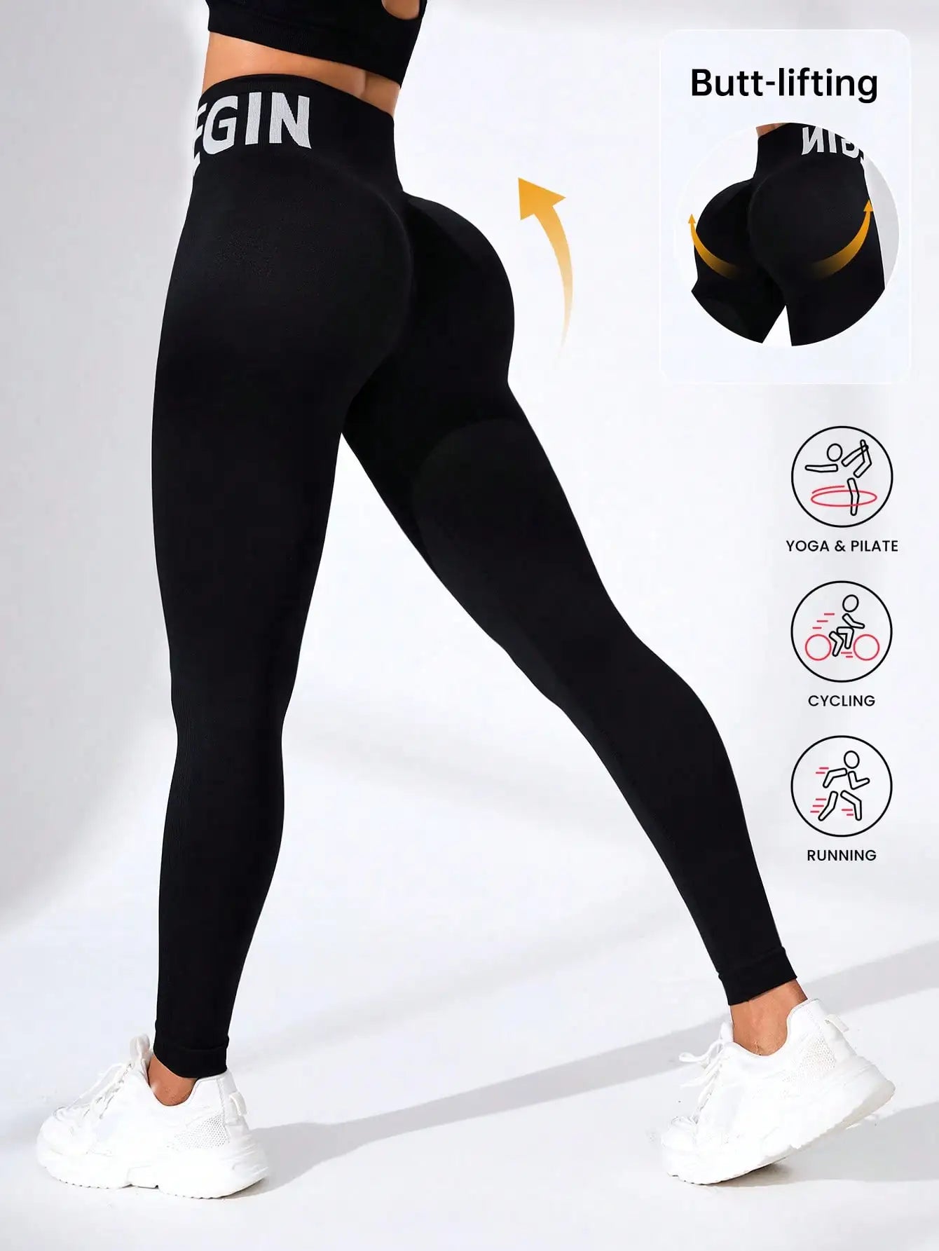 The Band Script Yoga Tight