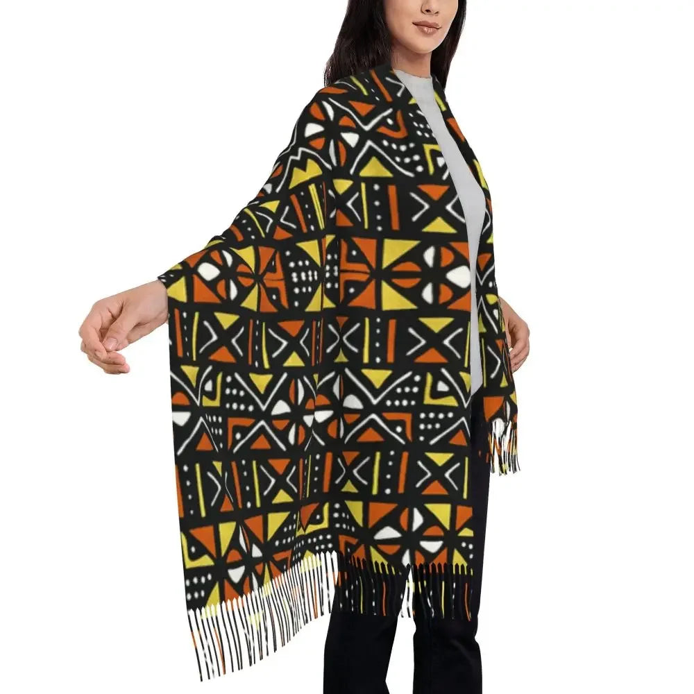 The Tribal Print Wrap Scarf