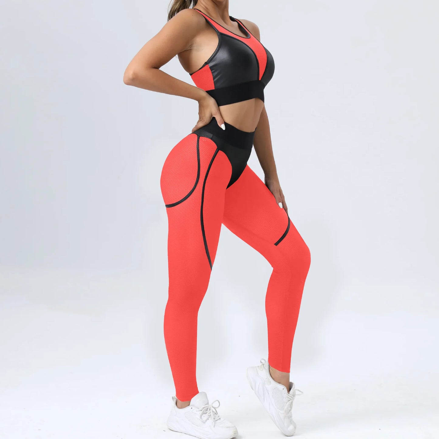Leggins Woman Gym Push Up Sexy Woman Clothing Mesh Transparent Thong Female Legging Yoga Workout Women Pants High Waist Tights